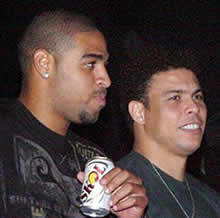 Adriano e Ronaldo