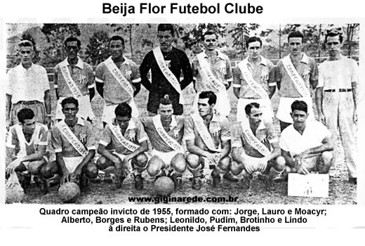 Equipe do Beija Flor - 1955