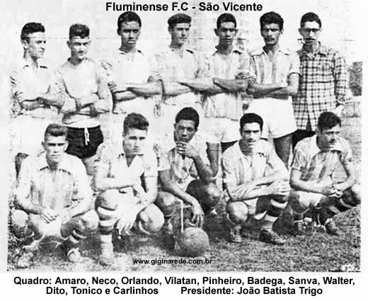 Quadro do Fluminense F.C - 1957