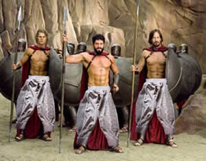 Espartanos gremistas (montagem)