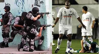 O time do Santos FC  caso de polcia....