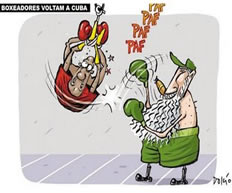 Boxeadores voltam a Cuba