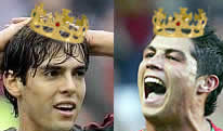 Kaká e Cristiano Ronaldo