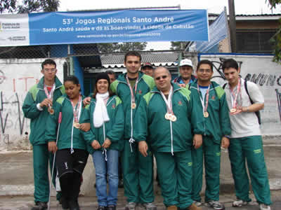 Equipe de natação (PCD) Cubatão