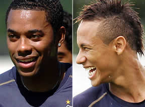 Robinho e Neymar