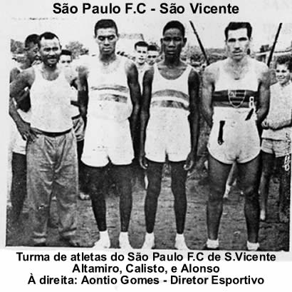 Turma de atletas do So Paulo F.C
