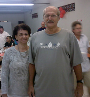 Nelsinho e esposa